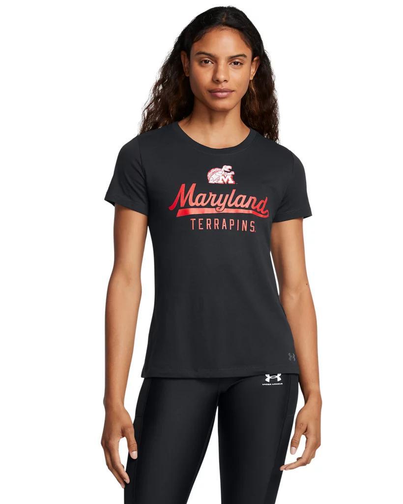 Women's UA Performance Cotton Collegiate Short Sleeve Product Image