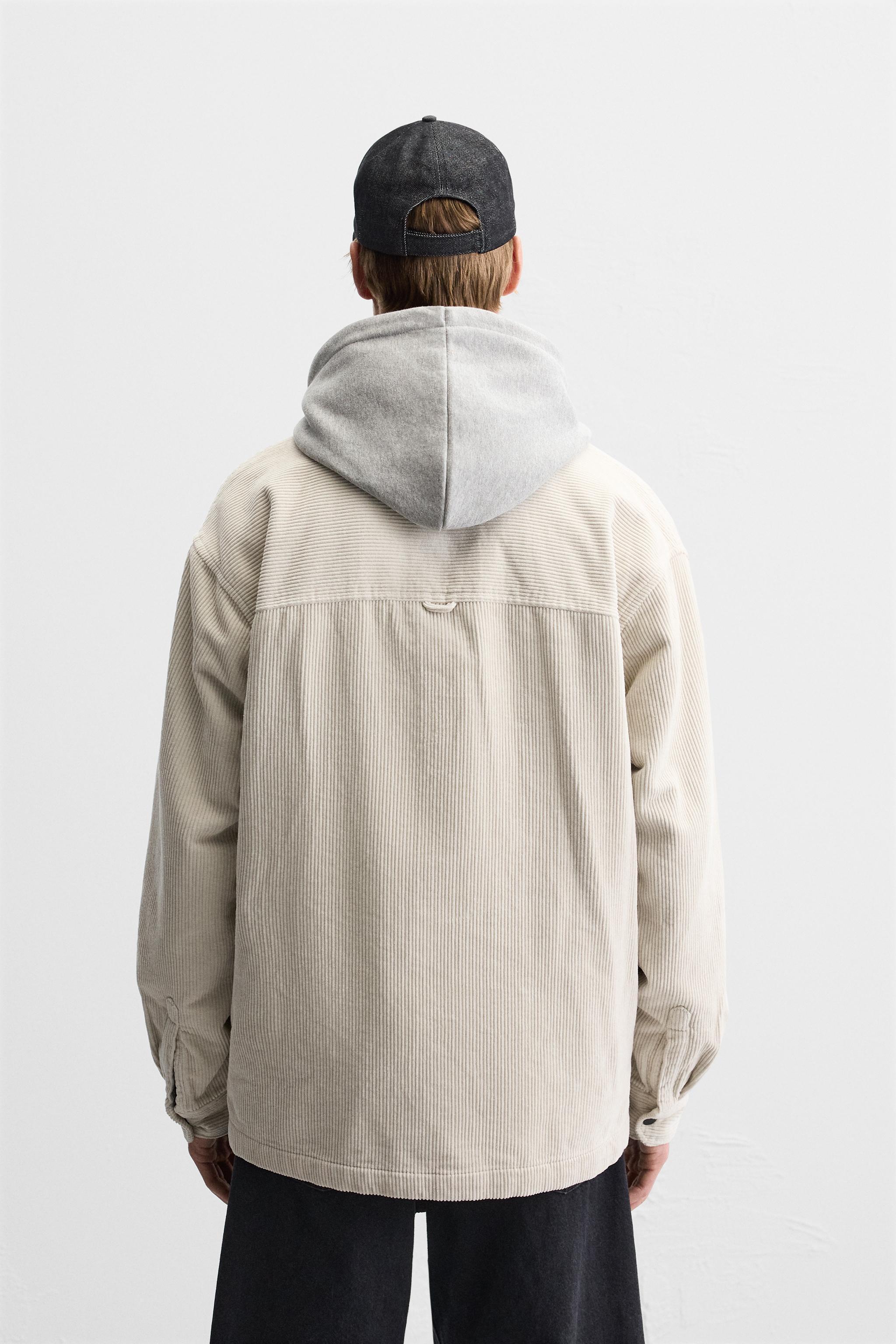 PADDED CORDUROY OVERSHIRT Product Image