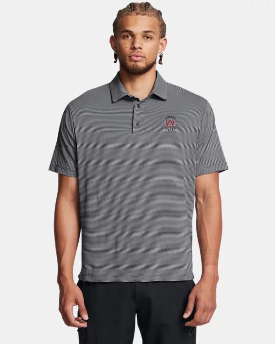 Mens UA Tee To Green Collegiate Stripe Polo Product Image