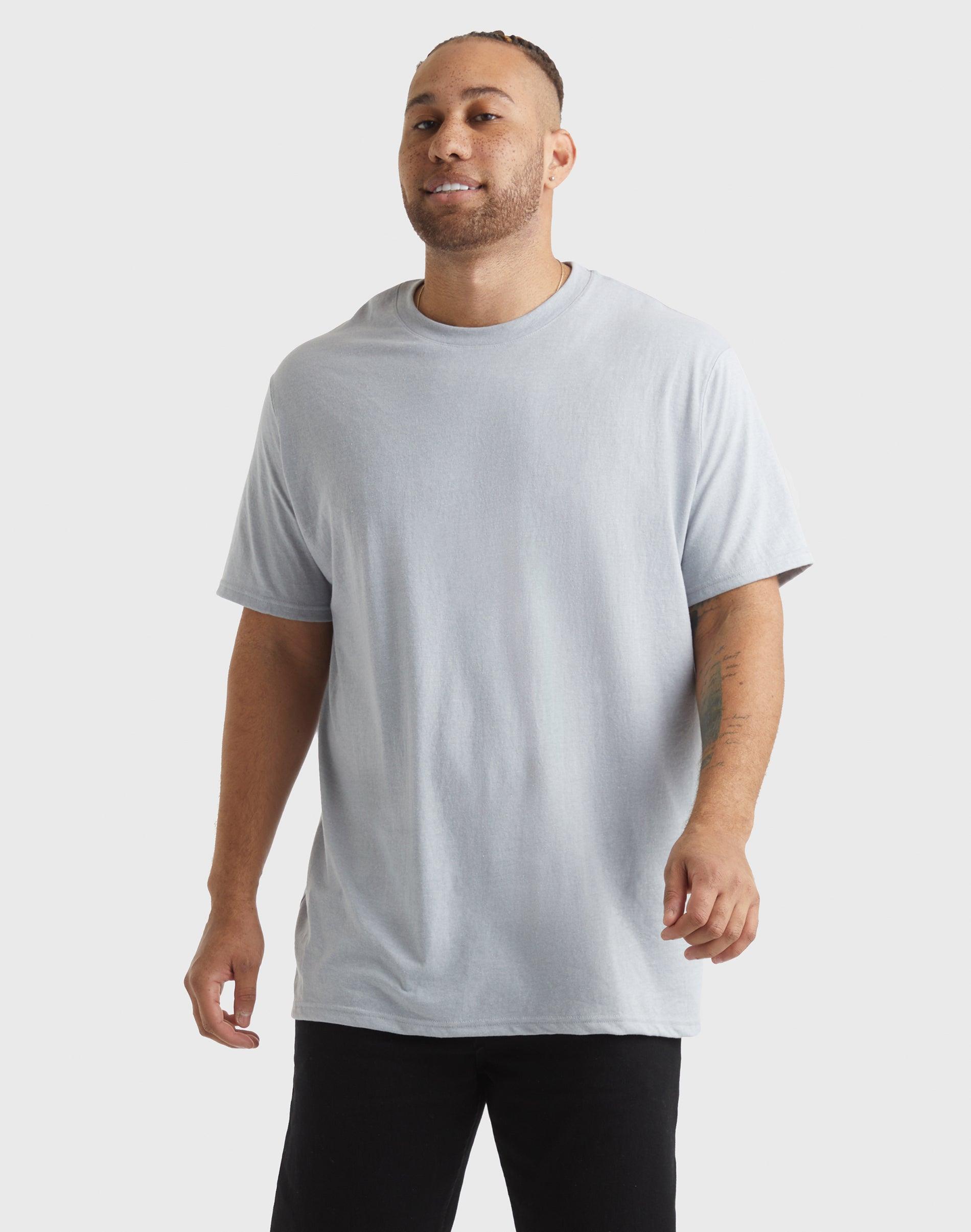 Hanes Originals Mens Tri-Blend T-Shirt Slate 2XL Product Image