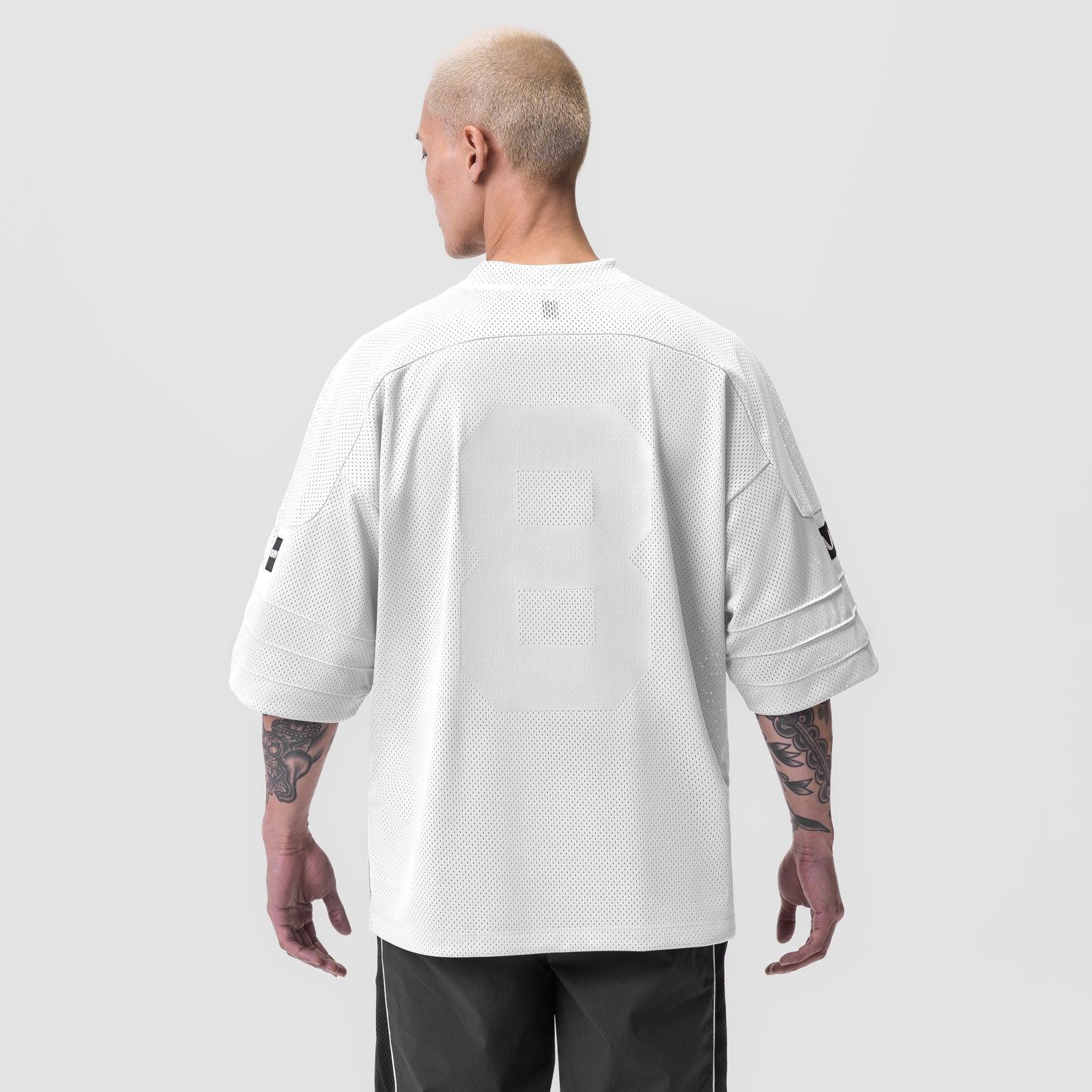 0772. SilverPlus™ Mesh Oversized Jersey - White Male Product Image