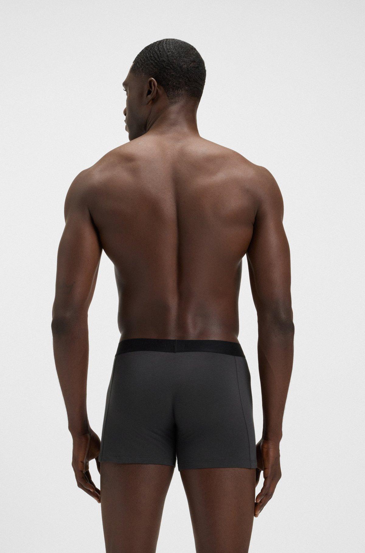 Three-pack of boxer briefs in stretch cotton Product Image