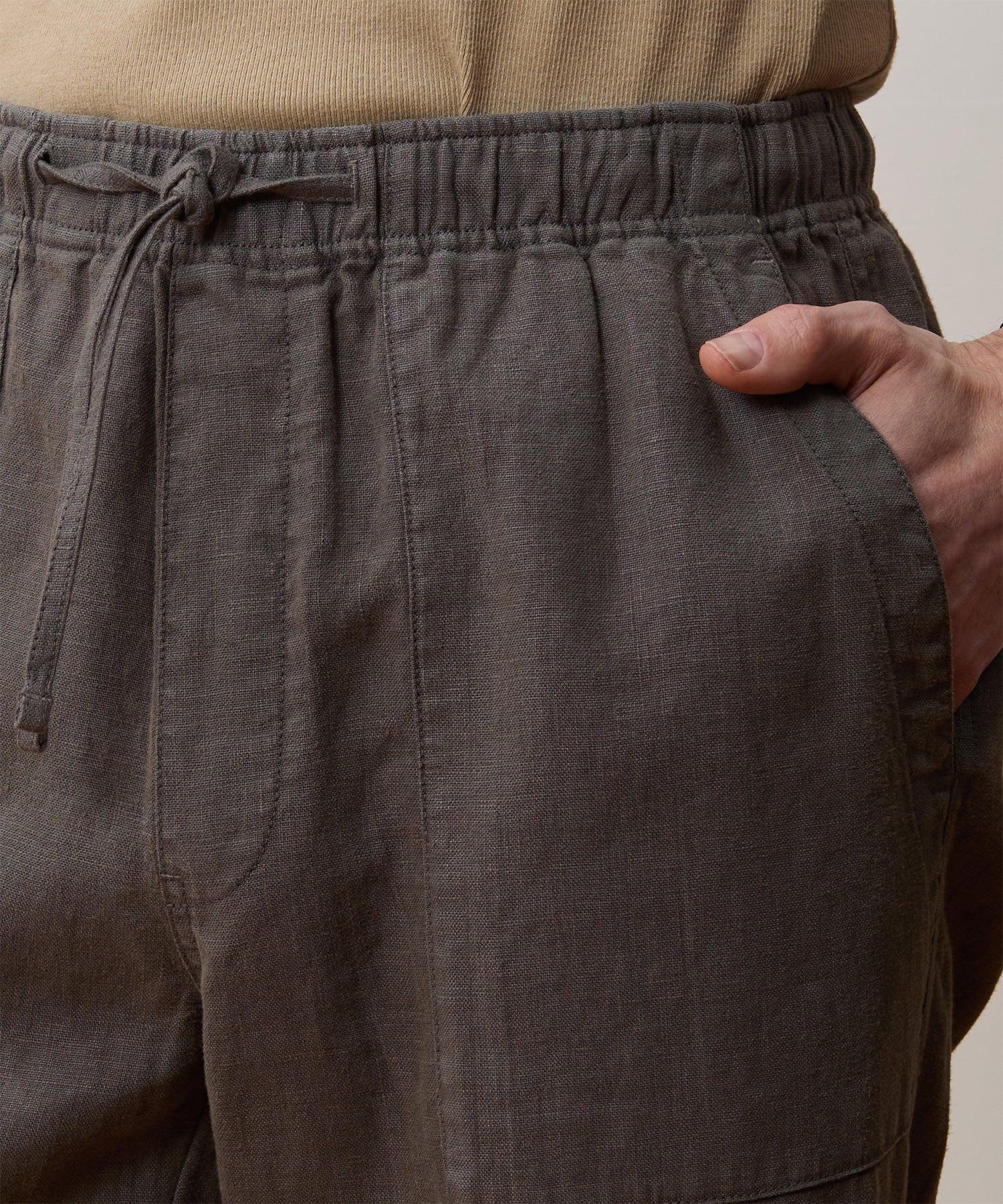 Straight Fit Linen Beach Pant Product Image