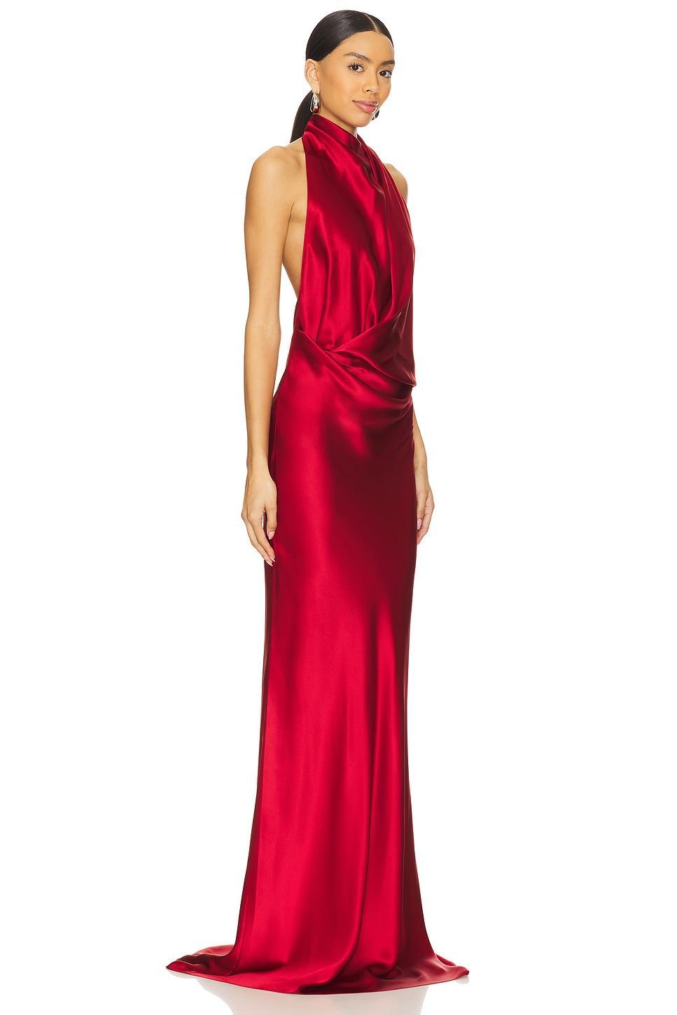 Halter Drape Bias Gown The Sei Product Image