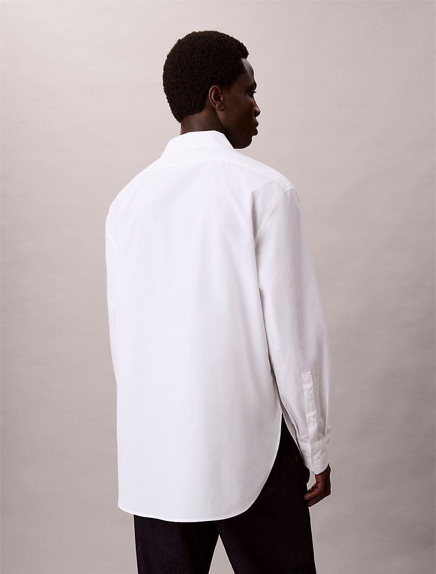 Cotton Silk Relaxed Shirt Product Image