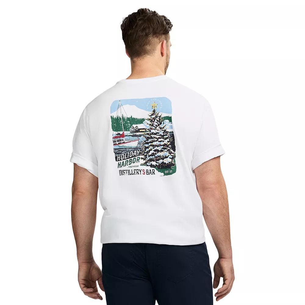Big & Tall IZOD Saltwater Soft Wash Short Sleeve Graphic Tee, Men's, Size: 3XL Tall, Holiday Harbor Product Image
