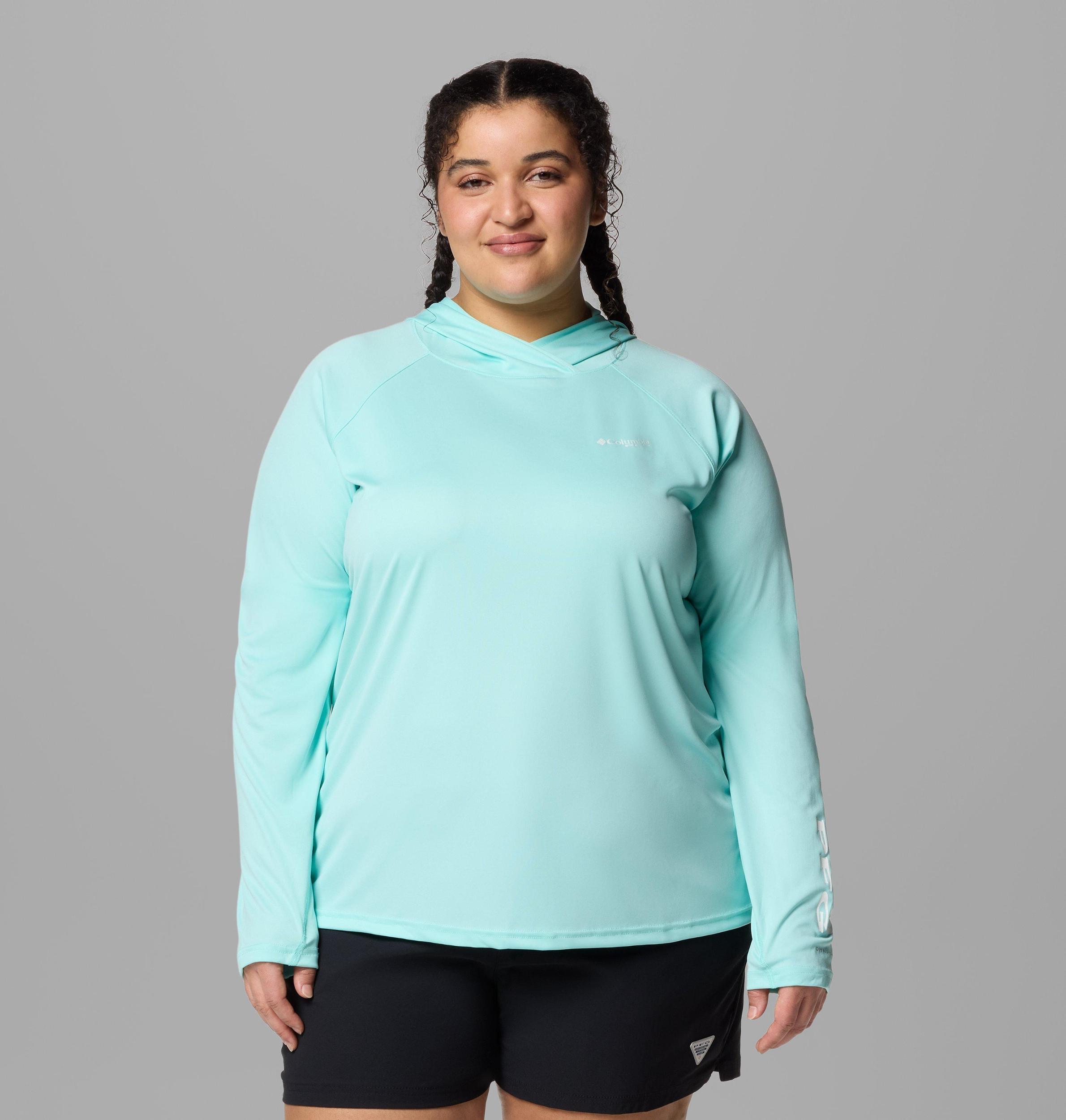 Columbia Womens PFG Tidal Tee II Hoodie - Plus Size- Product Image