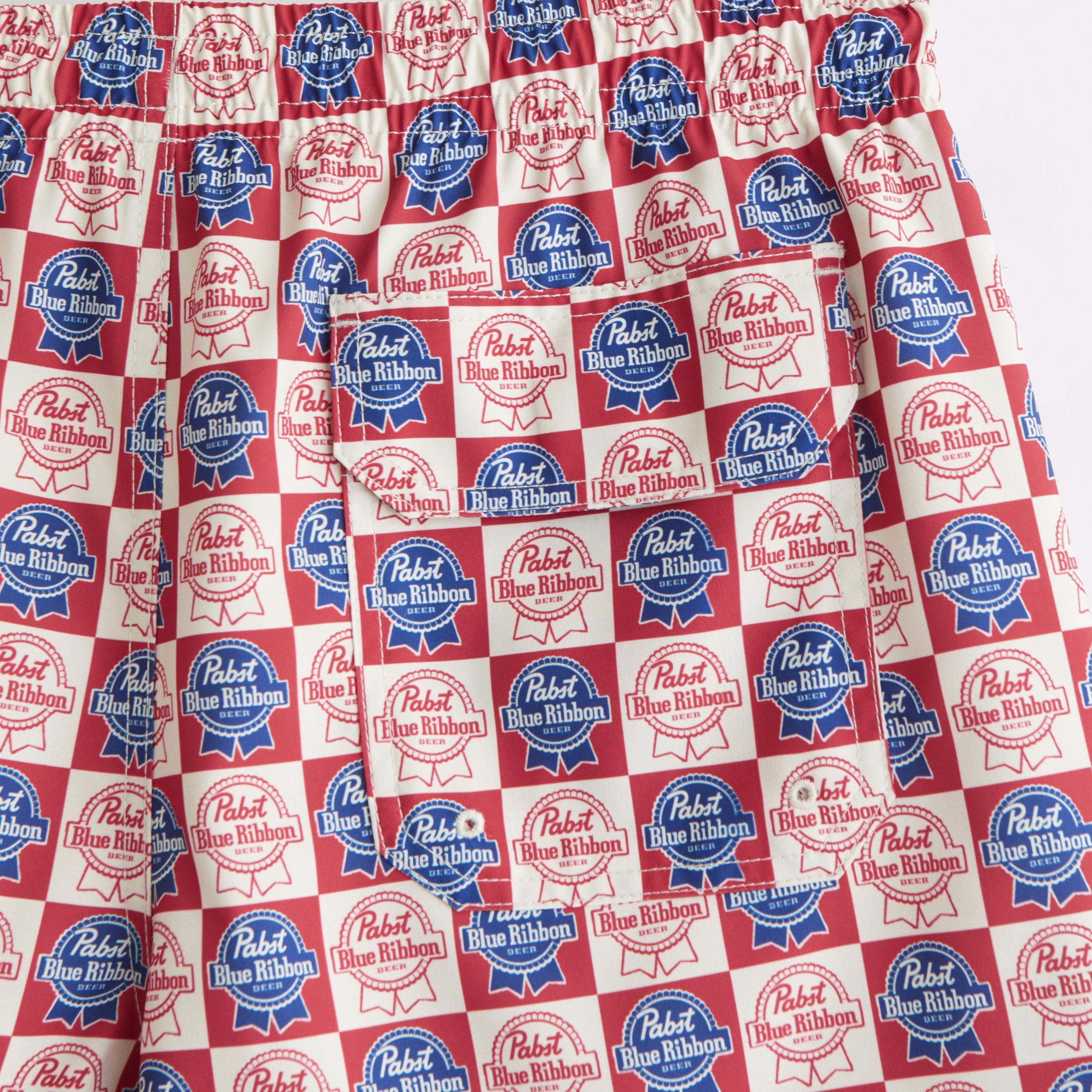 Pull-On Micro-Seersucker Swim Trunk Product Image