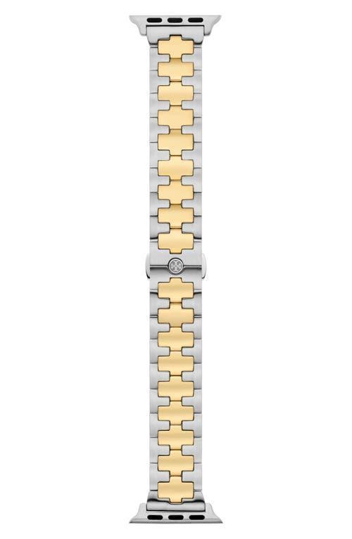 Tory Burch Apple Watch Reva Two Tone Stainless Steel Bracelet, 38mm/40mm Product Image