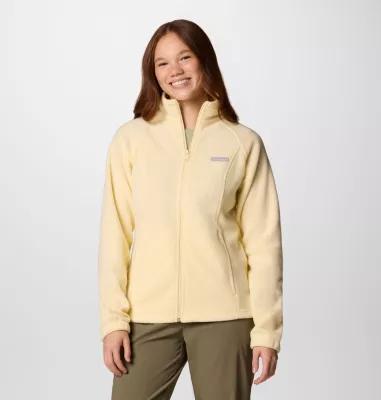 Women's Columbia Benton Springs Zip-Front Fleece Jacket, Size: Large, Blue Product Image