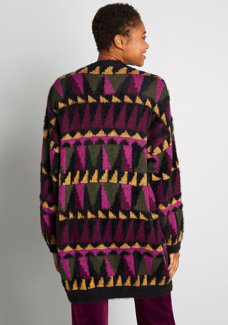 Putting The Pieces Together Sweater Coat Product Image