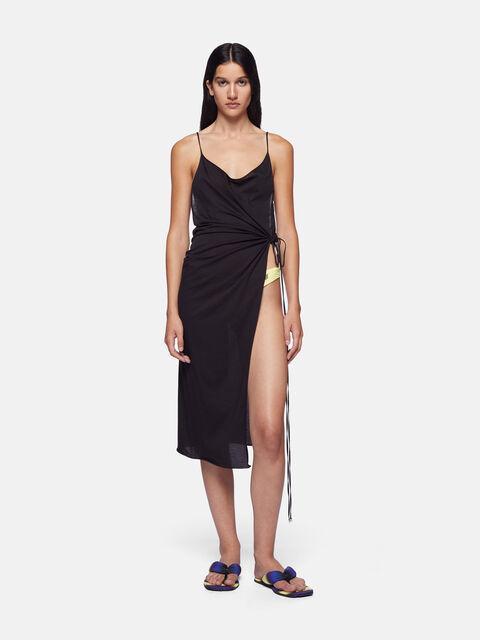 Black midi dress Product Image