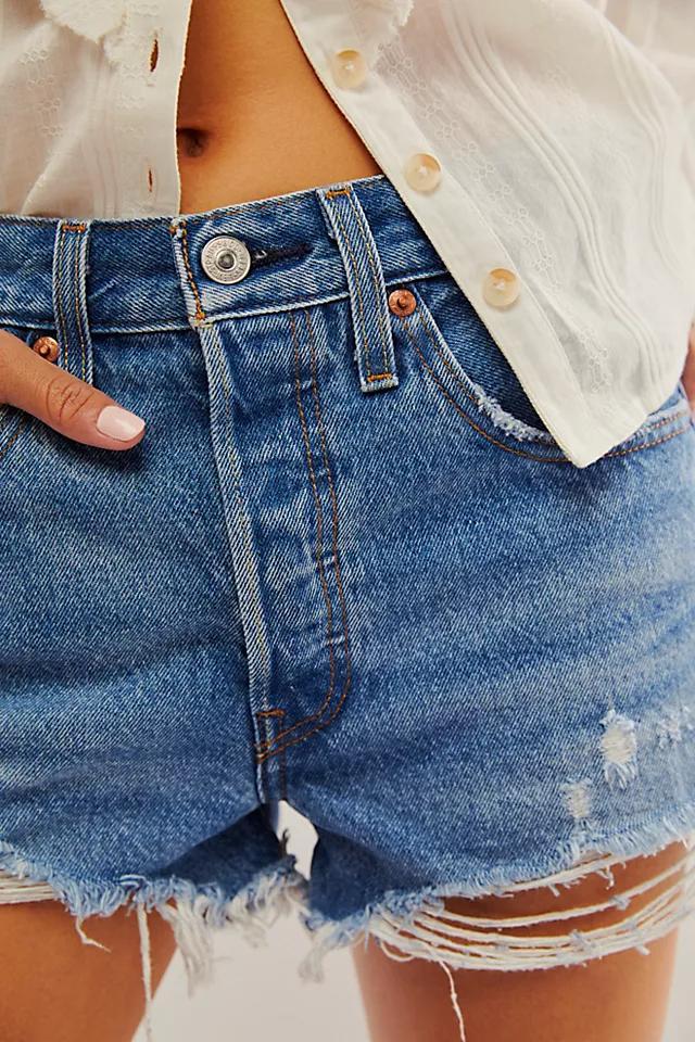 Levi’s 501 High-Rise Denim Shorts Product Image