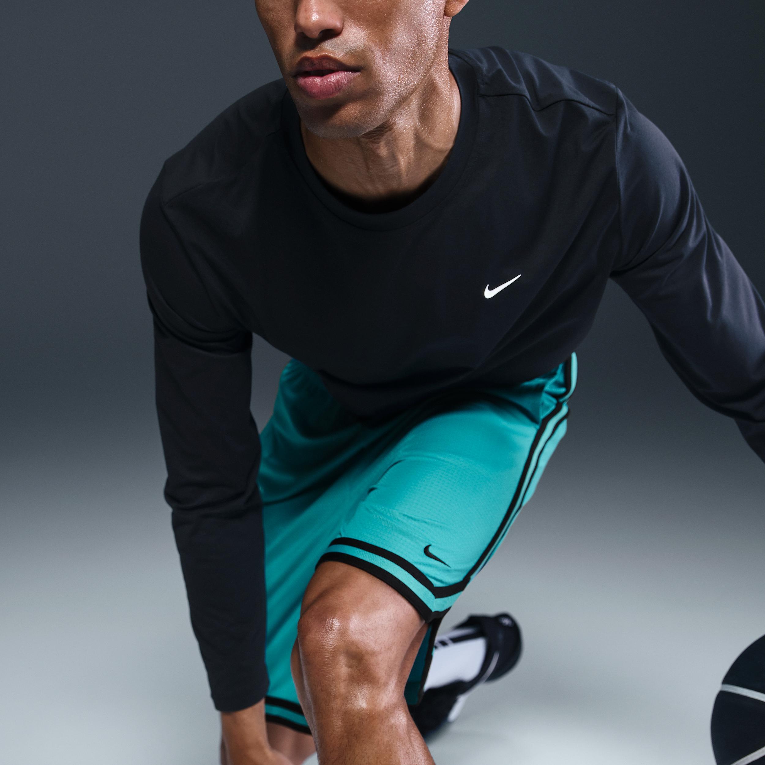 Nike Mens DNA Dri-FIT 10 Basketball Shorts | FN2604-345 Product Image