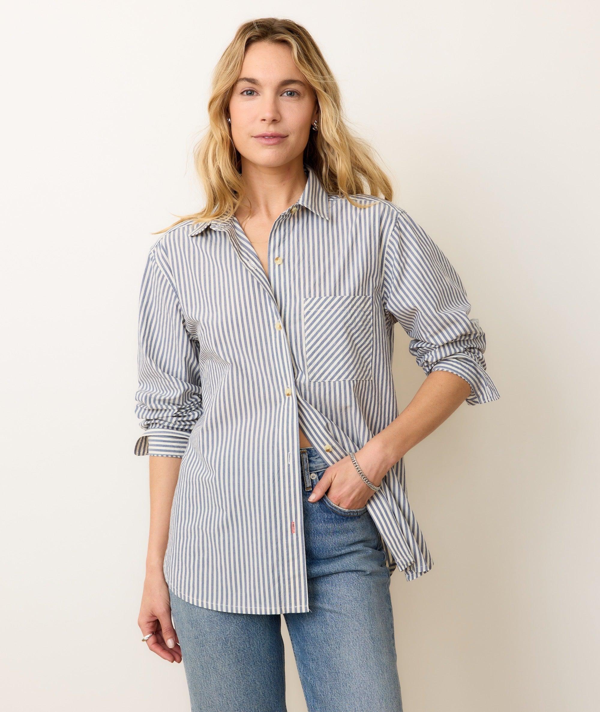 Jane Relaxed Shirt in Cali Poplin Product Image
