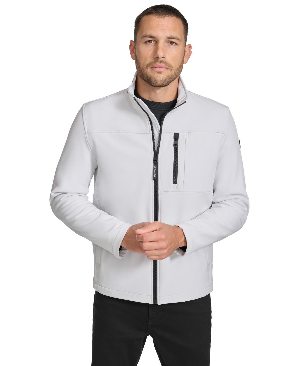 Calvin Klein Calvin Klein Men's Water Resistant Soft Shell Open Bottom Jacket (Standard and Big Tall) Men's Jacket Product Image