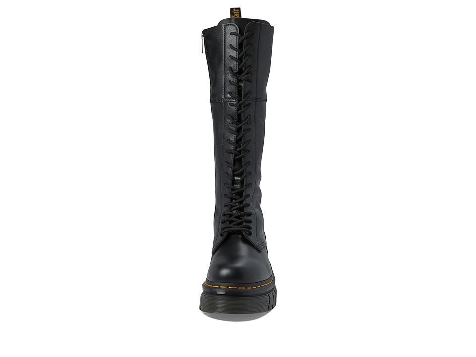 Audrick 20-Eye Leather Knee High Platform Boots Product Image