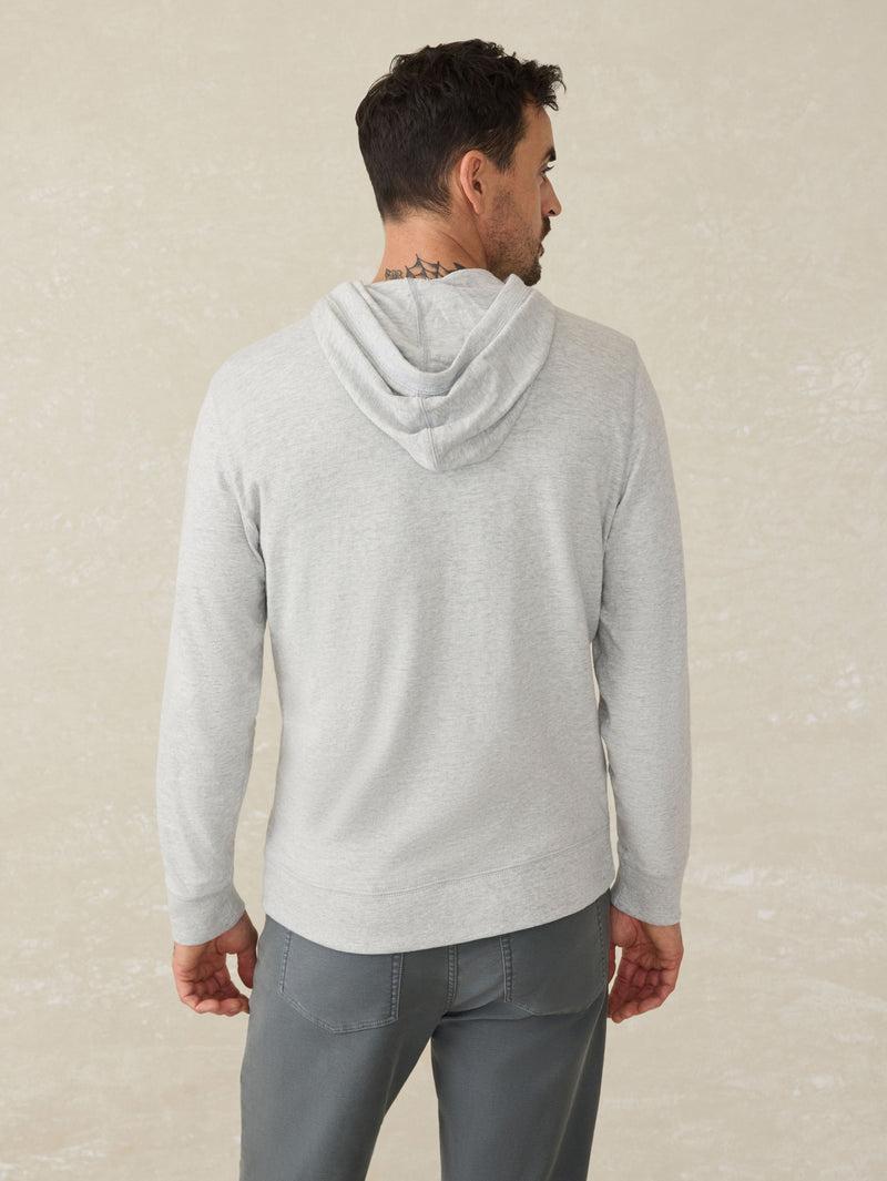 Sunwashed Slub Hoodie - Light Grey Heather Product Image