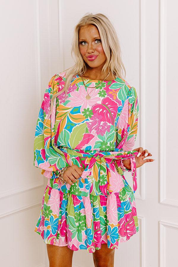 Floral Wanderlust Mini Dress Product Image