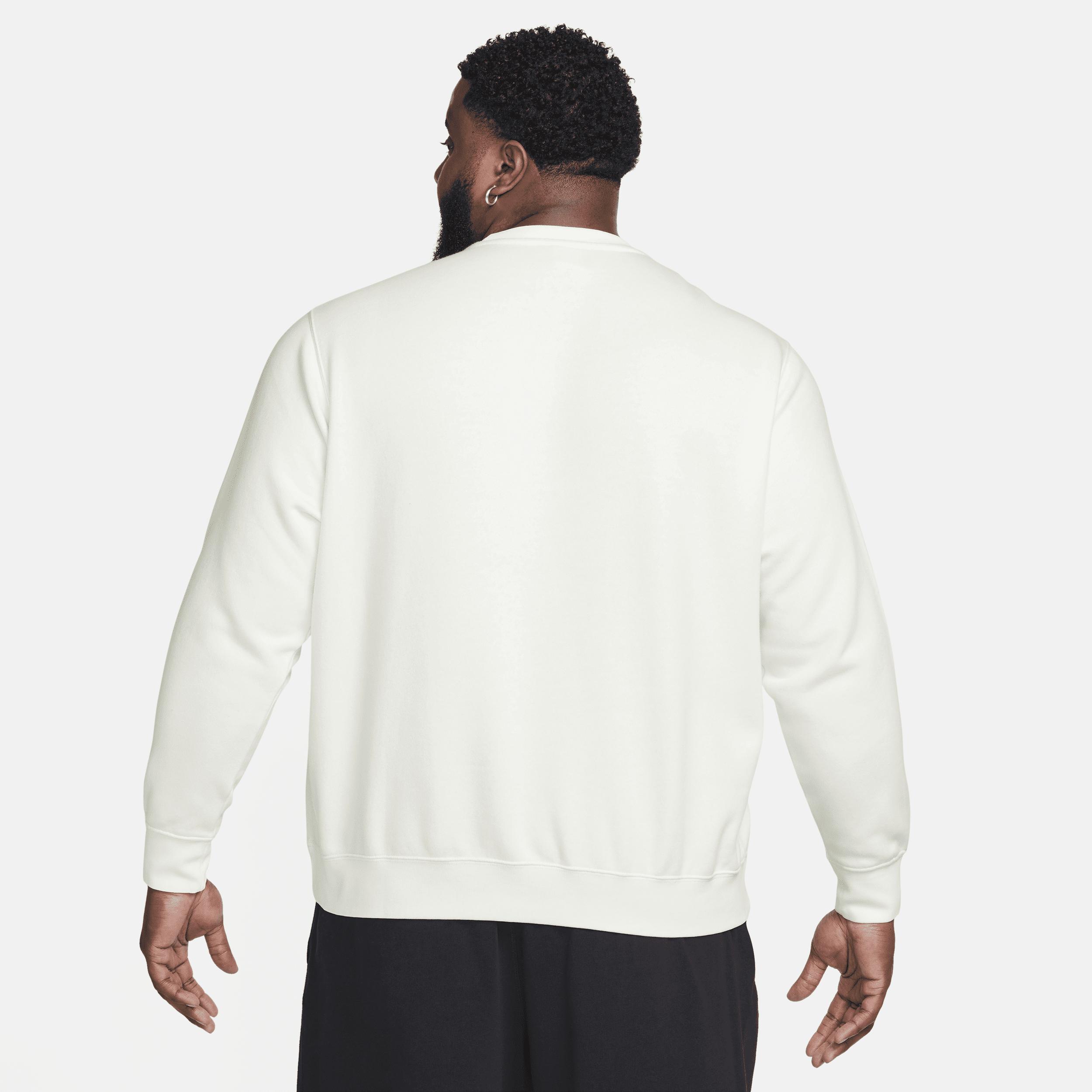 Nike Club unisex crew sweatshirt in off white Product Image