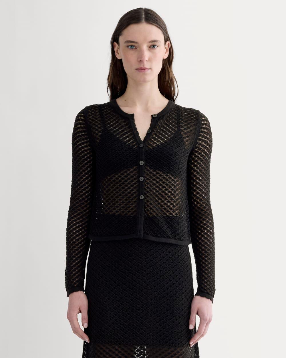 Womens Lace Knit Cardigan by Everlane Product Image
