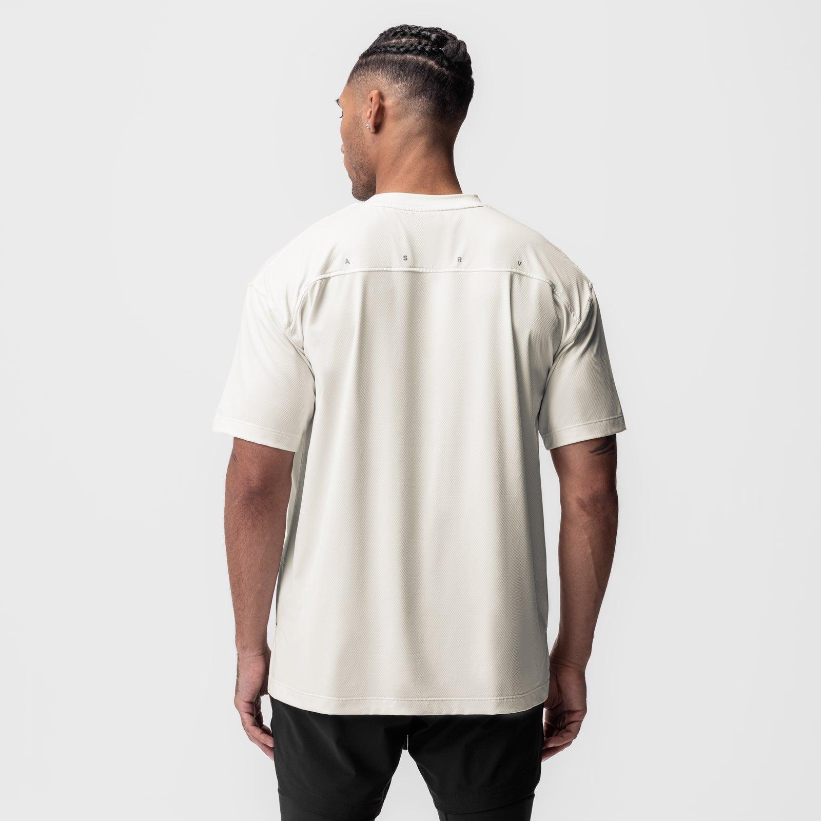 0822. AeroSilver® Oversized Tee - Ivory Cream Product Image