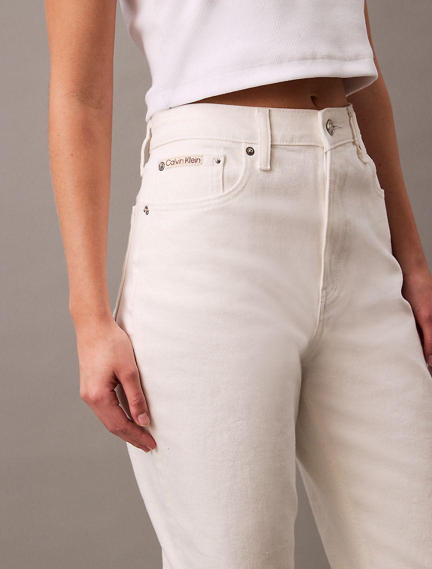 High Rise Straight Jeans Product Image