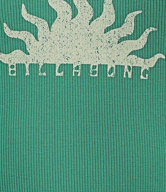 Billabong New Beginnings Cropped Graphic Tank Top Product Image