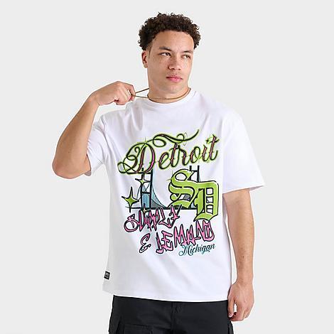 Mens Supply And Demand Detroit Graphic T-Shirt Product Image