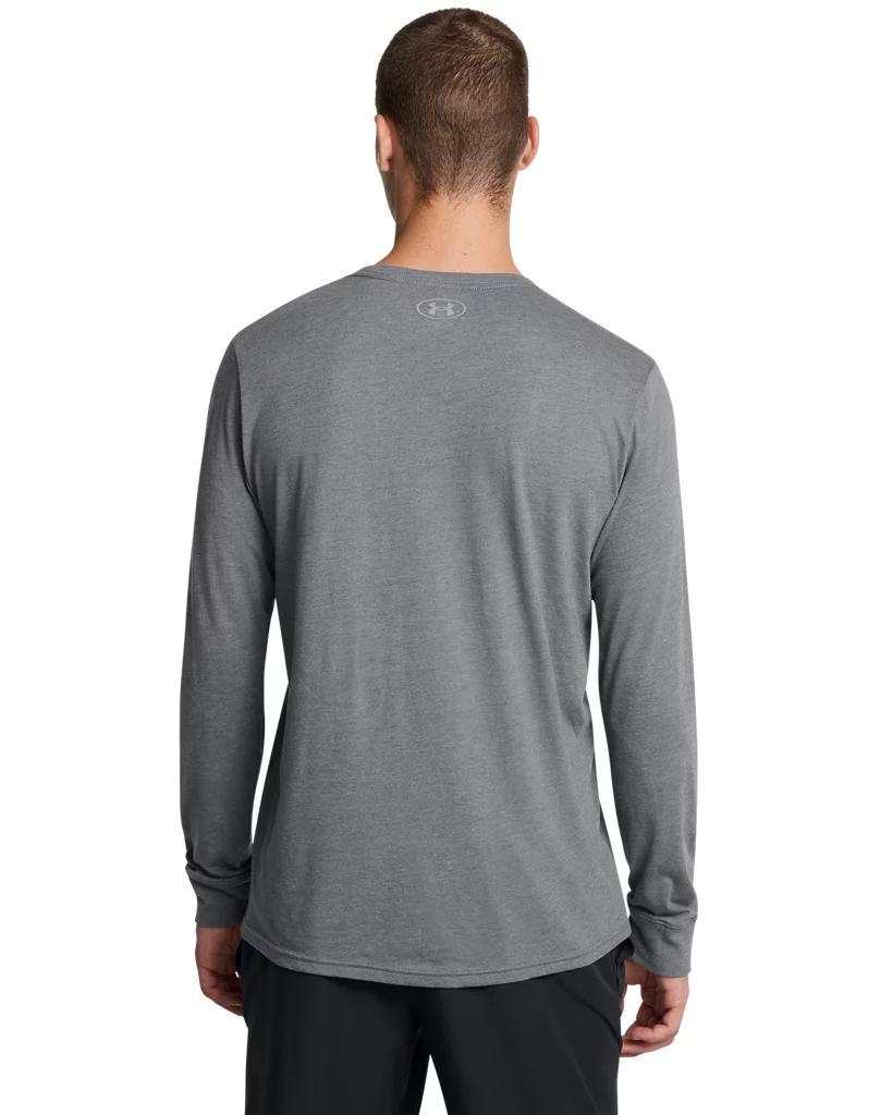 Men's UA Performance Cotton Collegiate Long Sleeve Product Image