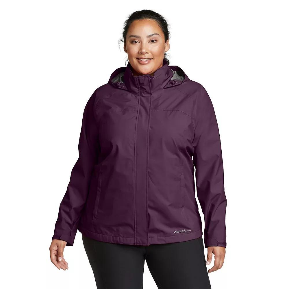 Plus Size Eddie Bauer Packable Rainfoil Jacket, Women's, Size: 1XL, Deep Eggplant Product Image
