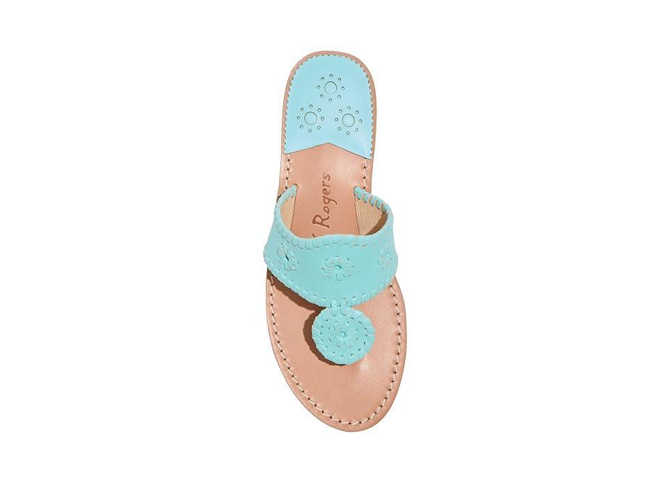 Jack Rogers Jacks Flat Sandals - Leather (Turquoise) Women's Sandals Product Image