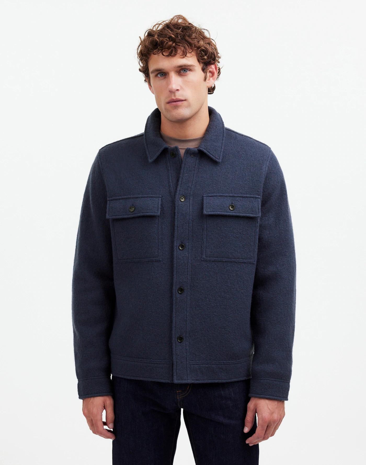 Boiled Wool Shirt-Jacket Product Image
