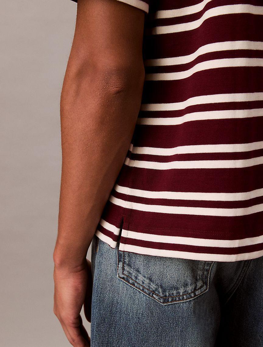 Cotton Stripe Relaxed T-Shirt  Product Image