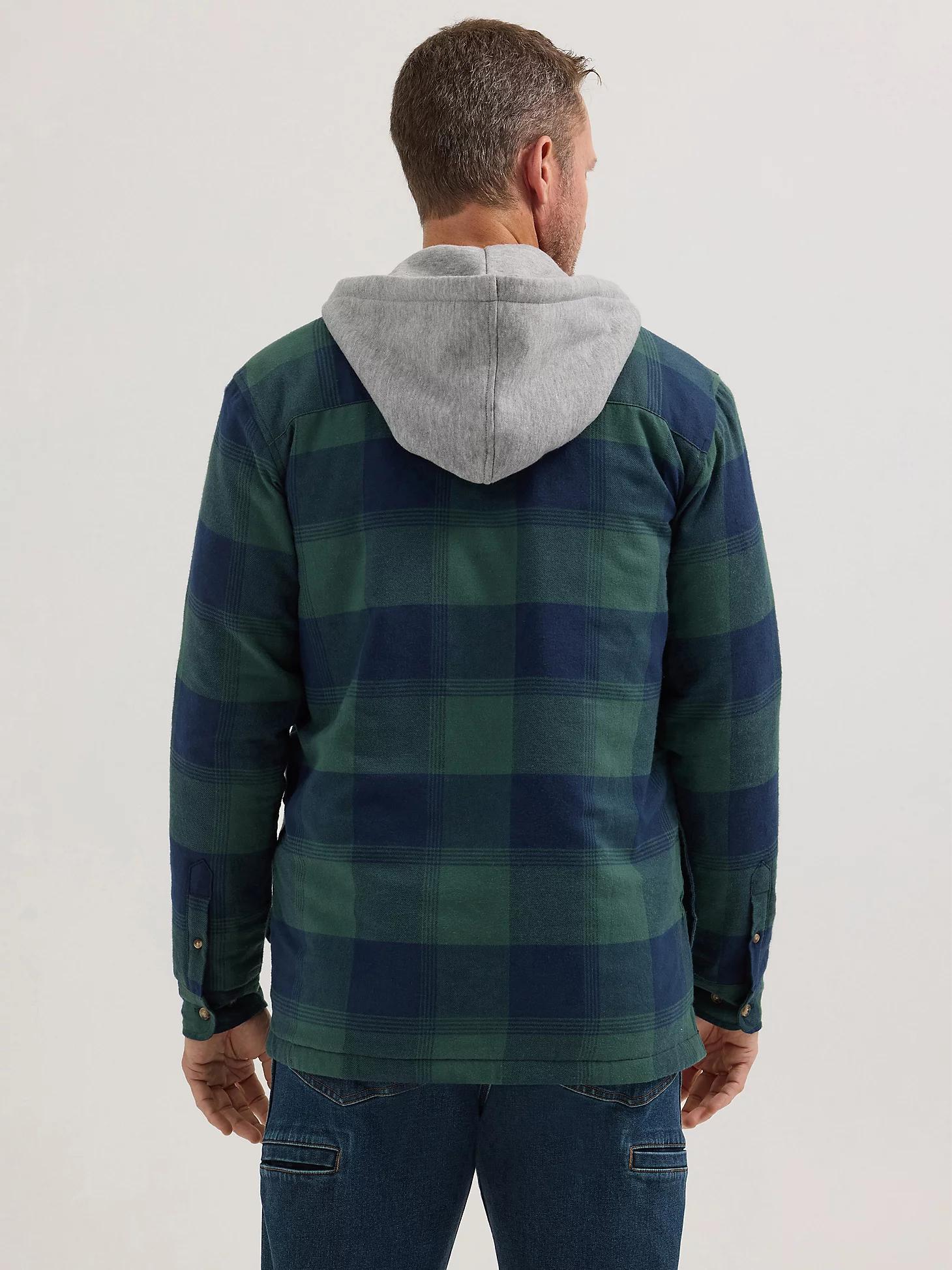 Wrangler® RIGGS Workwear® Hooded Flannel Work Jacket | Men's JACKETS & OUTERWEAR | Wrangler® Product Image