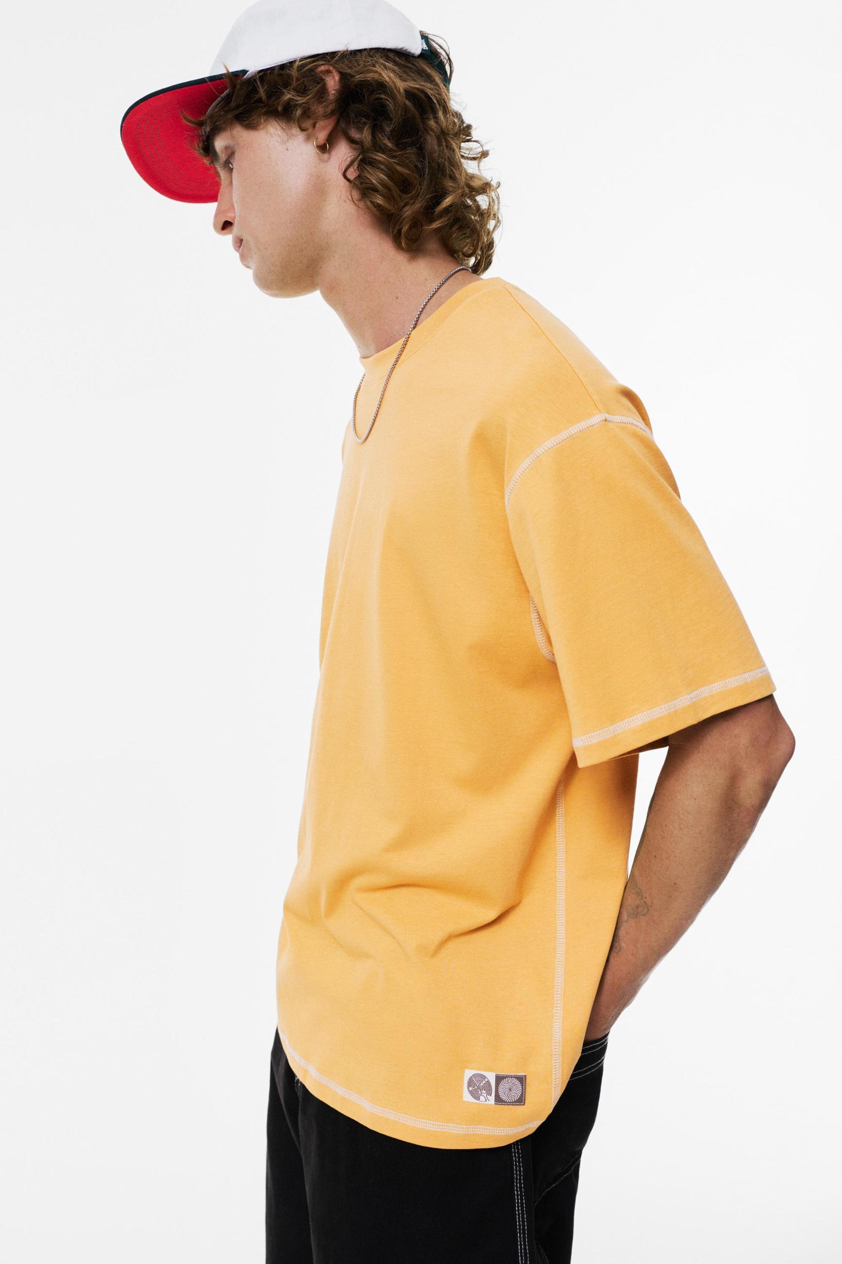 Contrast stitch T-shirt Product Image