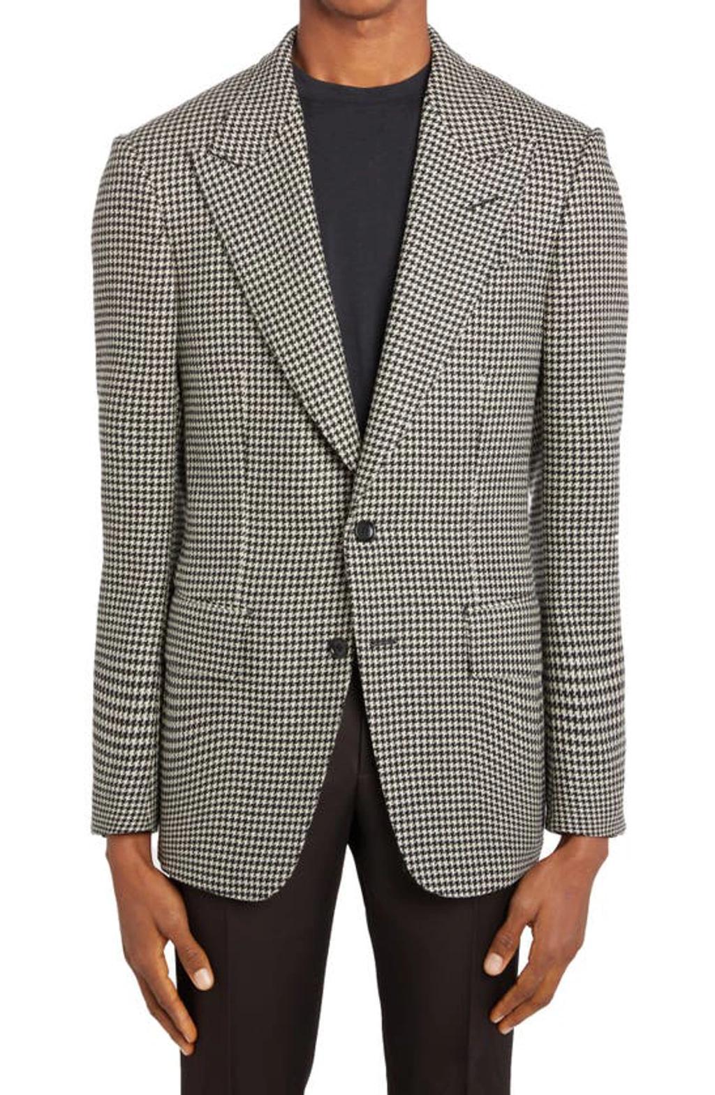 TOM FORD Houndstooth Wool And Cashmere-blend Blazer In Unknown Product Image