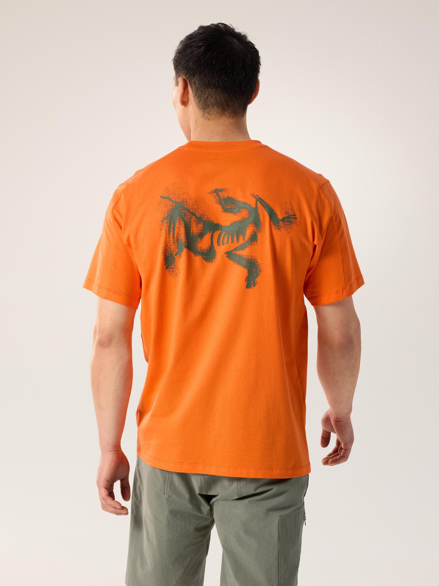 Kragg SL Cotton Blurred Bird Shirt SS Men's Product Image