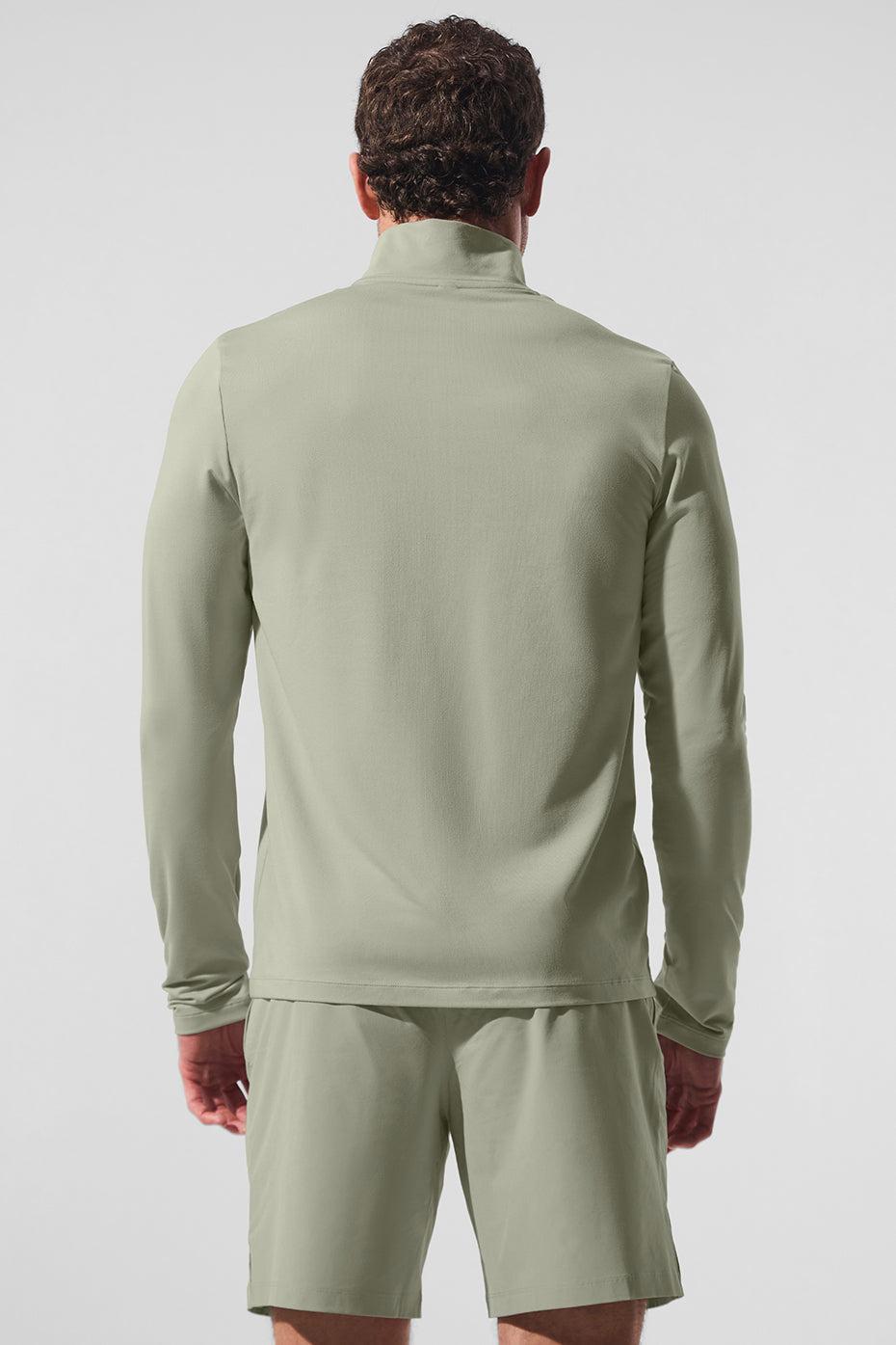 Conquer 1/4 Zip Reform Long Sleeve - Limestone Product Image