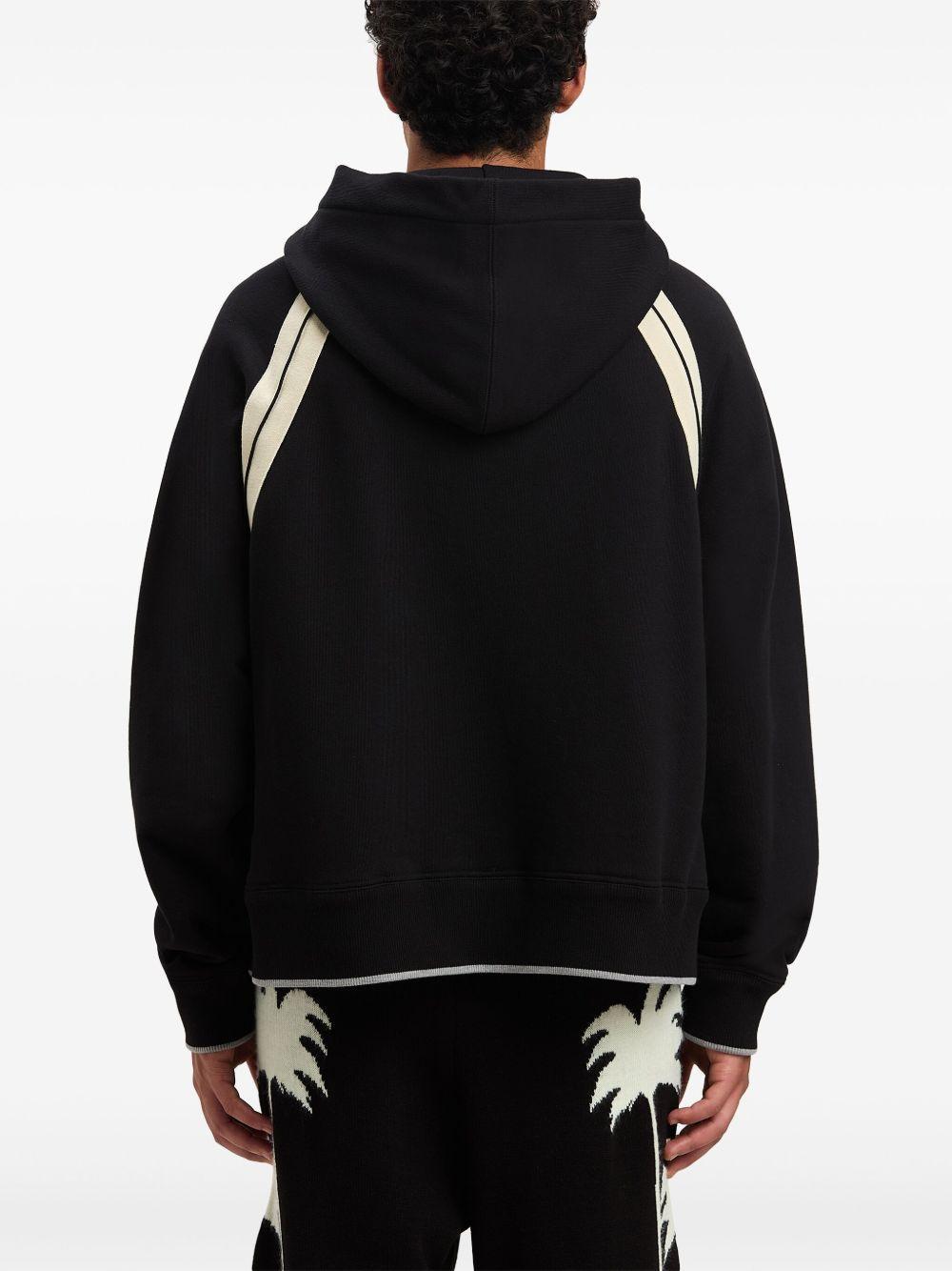 logo-print cotton hoodie Product Image