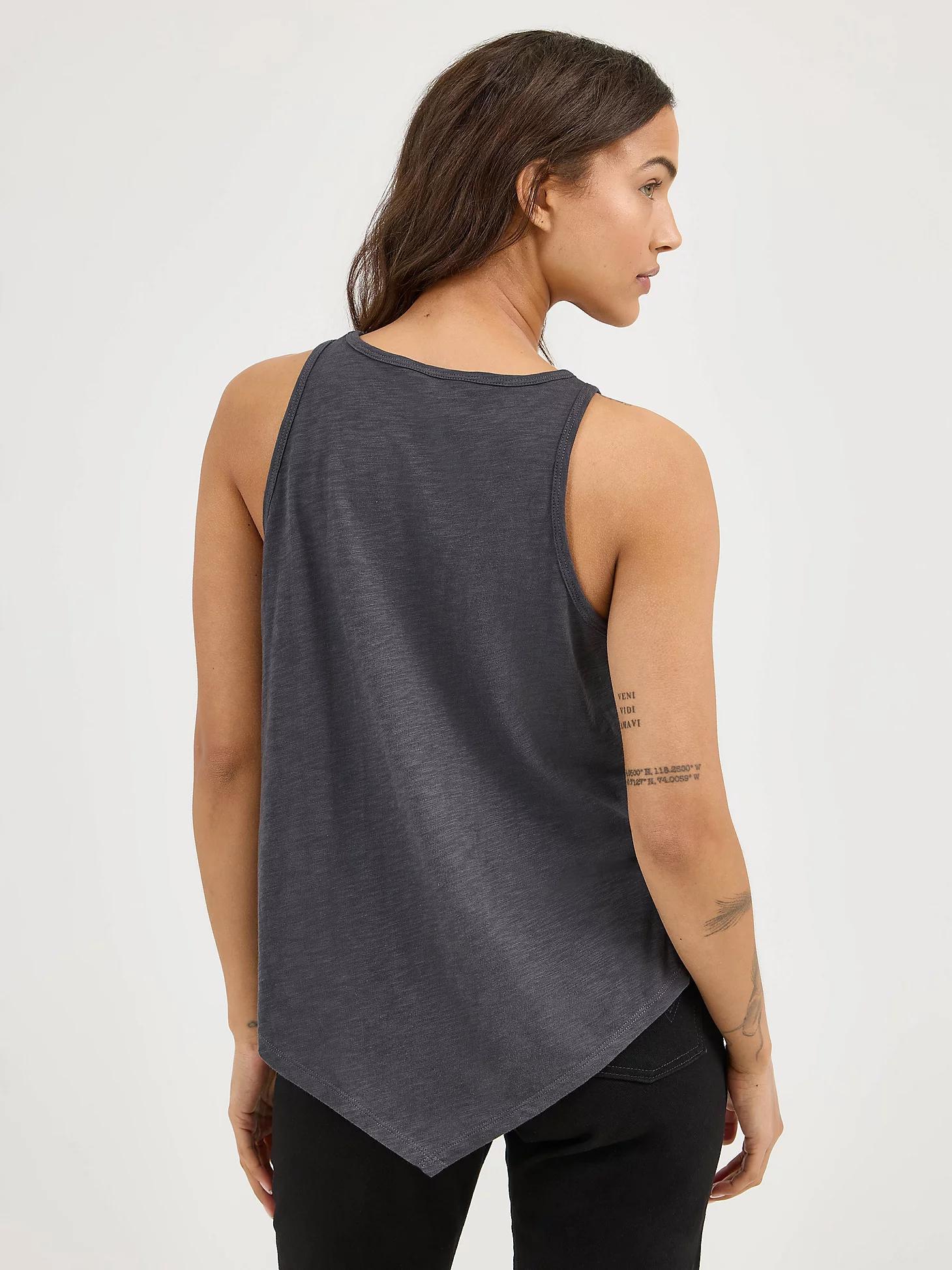 Women's Wrangler Bandana Diamond Front Tank in Washed Product Image