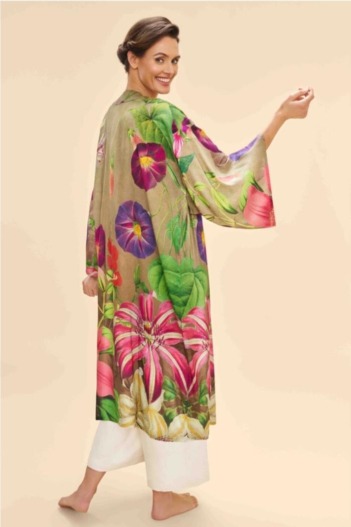 Oversized Botanicals Kimono Gown Product Image