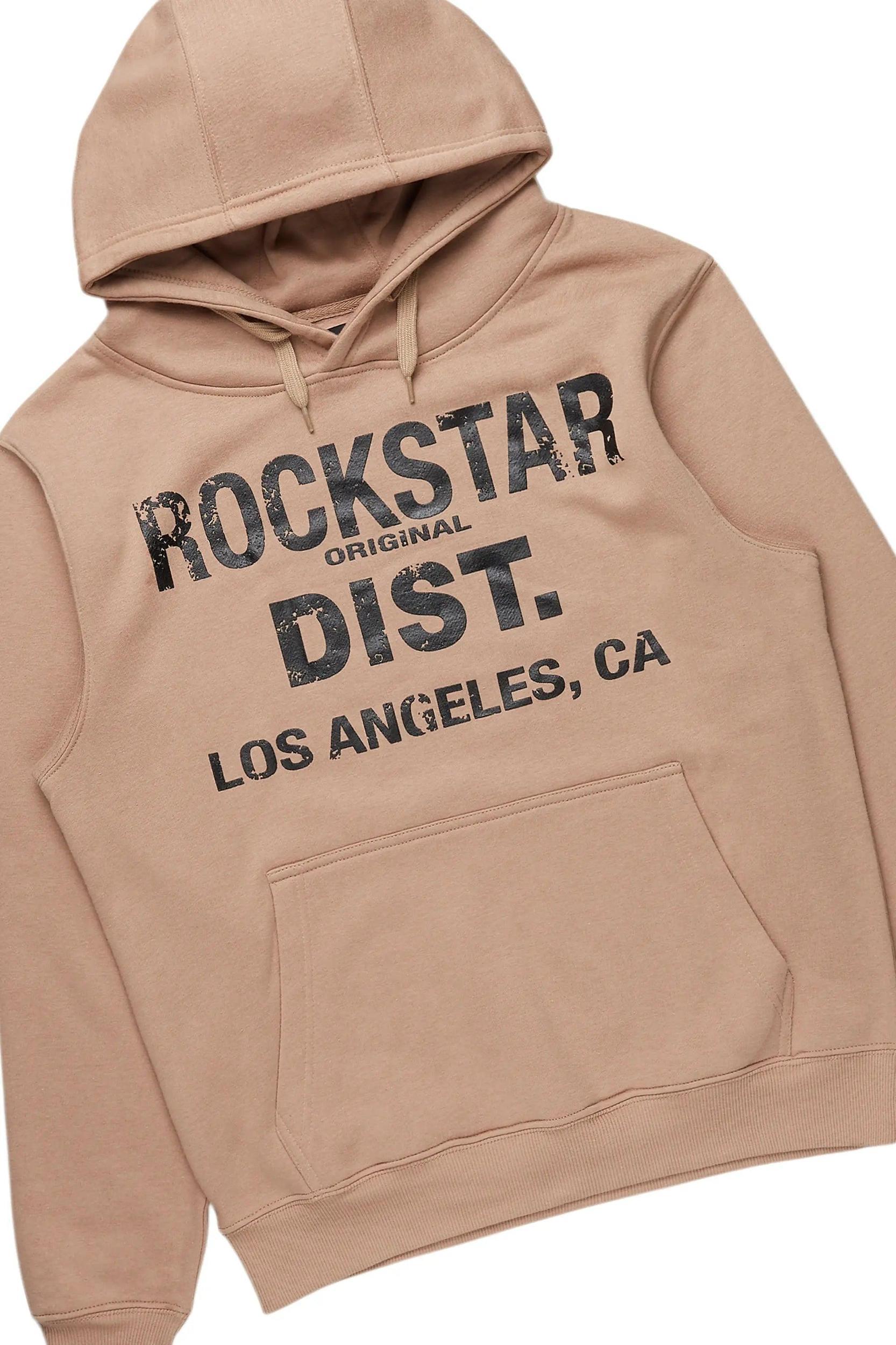 Lake Khaki Hoodie/Stacked Flare Jean Bundle Male Product Image