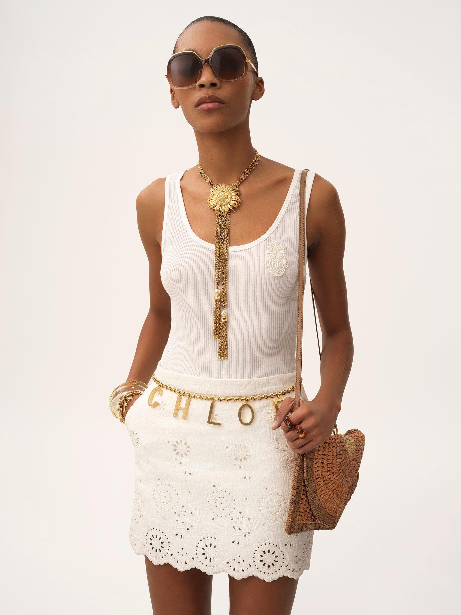 Tank top in cotton jersey Product Image