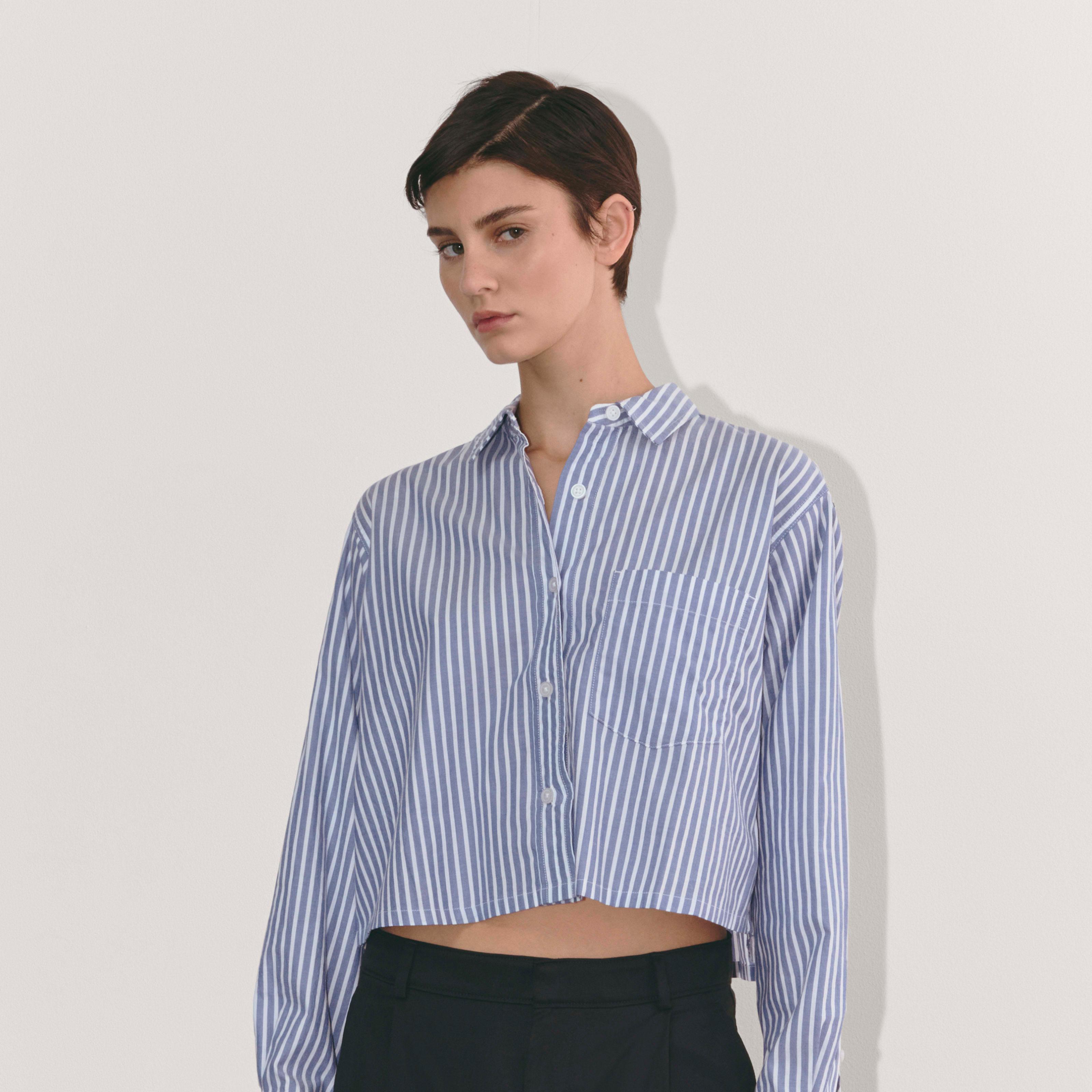 The Way-Short Shirt in Silky Cotton Product Image