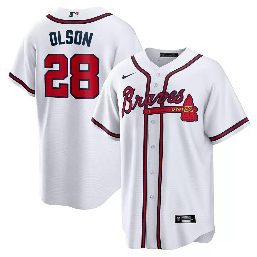 Spencer Strider Atlanta Braves Nike Mens MLB Replica Jersey | T770AWWHAW7-3Z7 Product Image