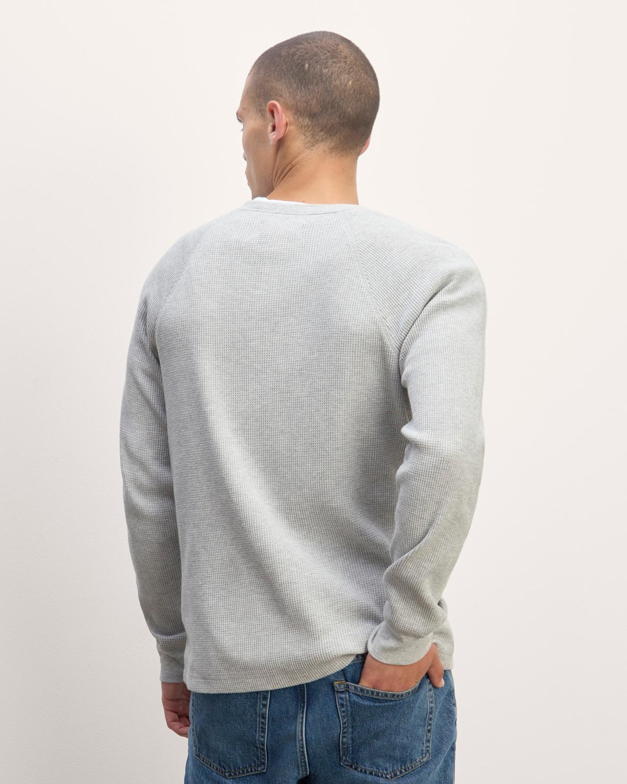 The Waffle Long-Sleeve Henley Product Image