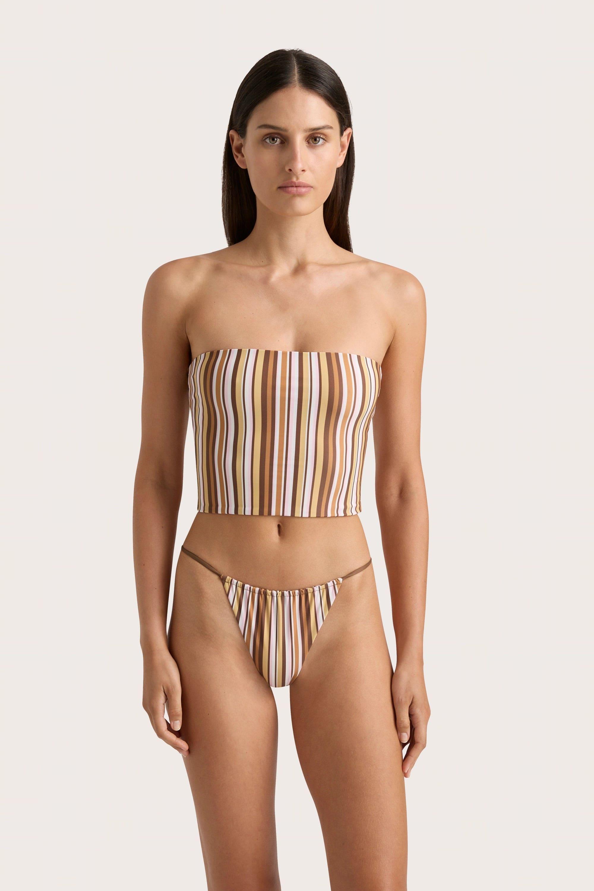 En Vau Skirt Terracotta Stripe - Final Sale Product Image