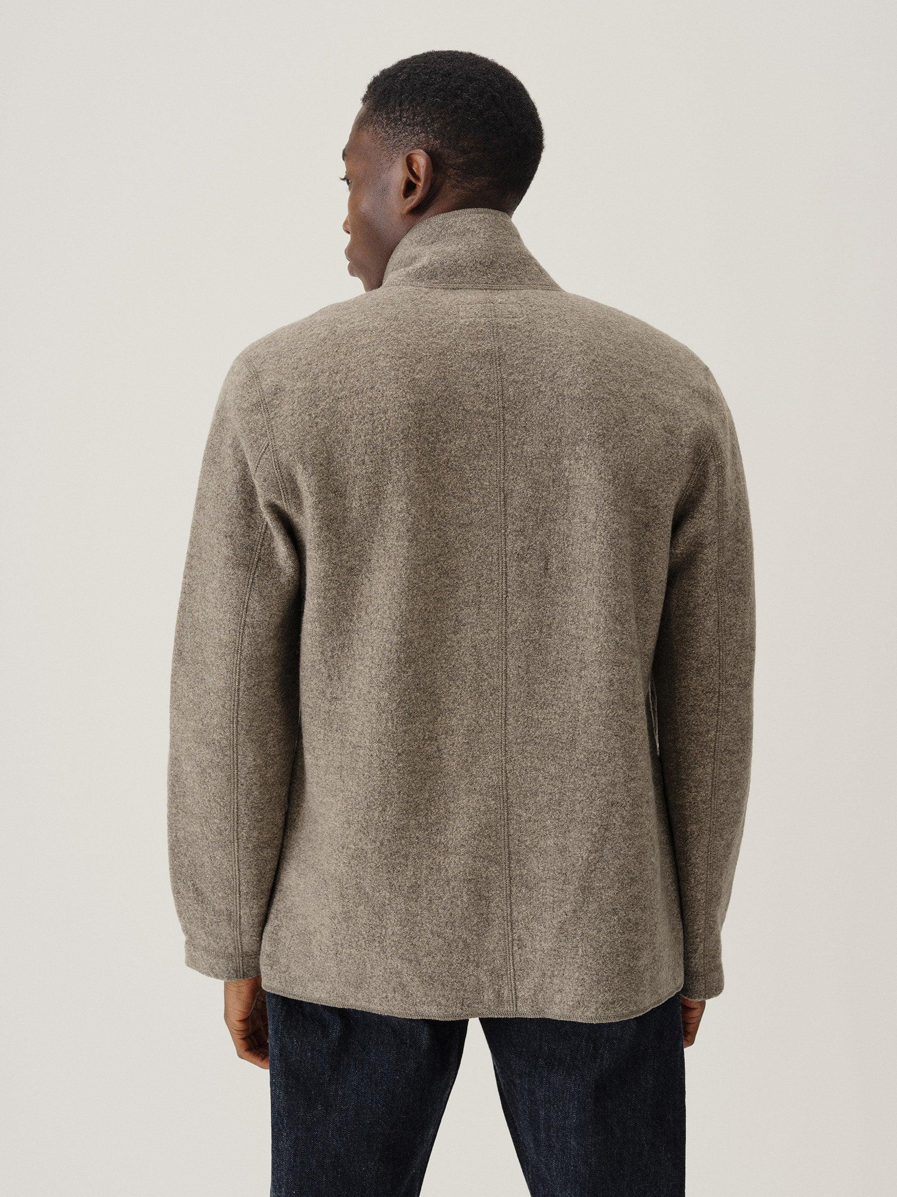 Heather Stone Felted Chore Coat Product Image