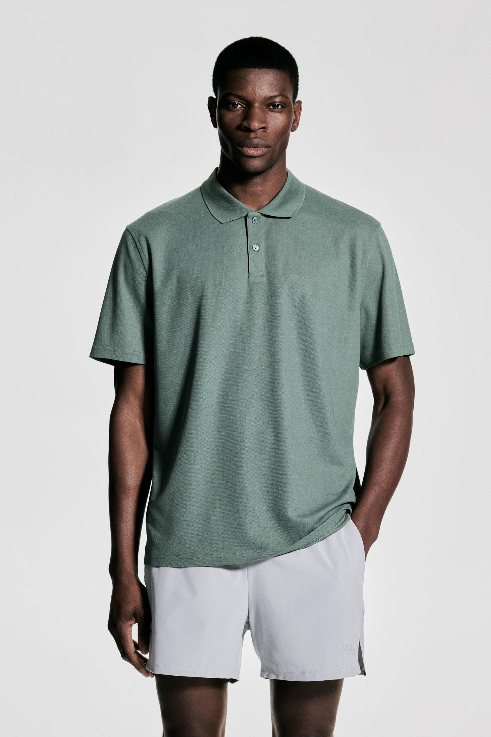 Regular Fit Piqué Sports Shirt Product Image